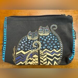 Laurel Burch, Vibrant Cat Patterned Canvas Bag